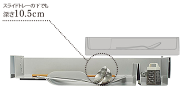 �X���C�h�g���[�̉��ł��[��10.5cm