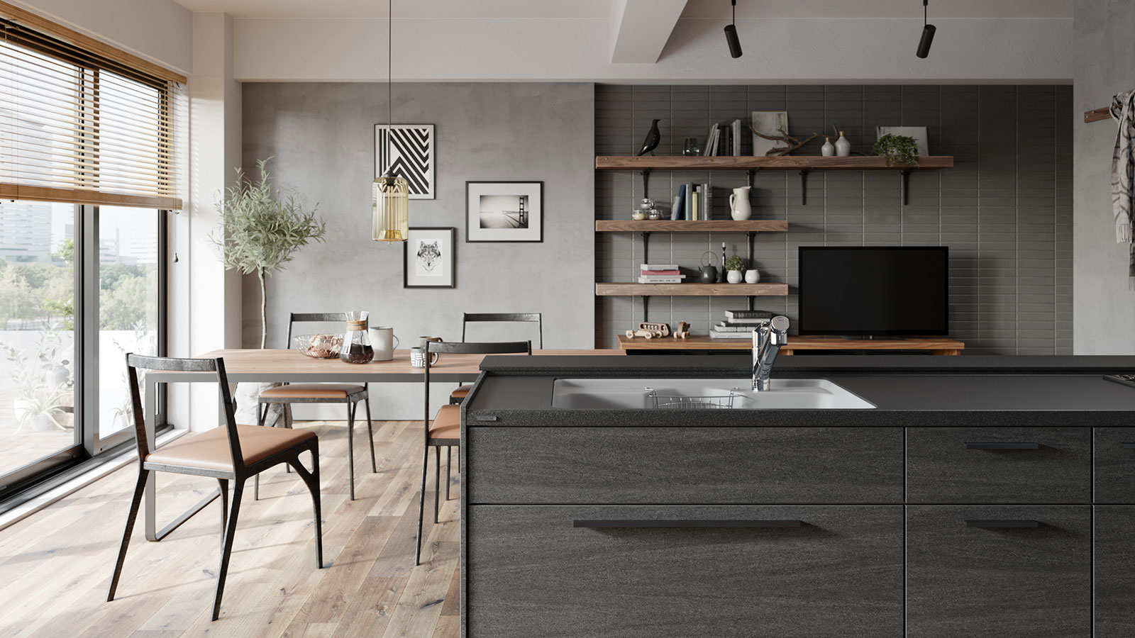 �X���C�h�摜�FIRON BLACK / RUSTIC STYLE�i�A�C�A���u���b�N / ���X�e�B�b�N�X�^�C���j